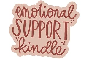 The Perfect Emotional Support for Your Kindle: Eye-Catching 3-Inch Vinyl Sticker