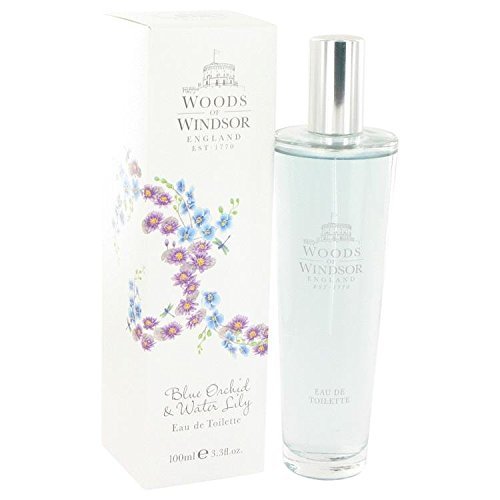 Blue Orchid & Water Lily by Woods of Windsor Eau De Toilette Spray 3.3 oz for Women by Woods of Windsor