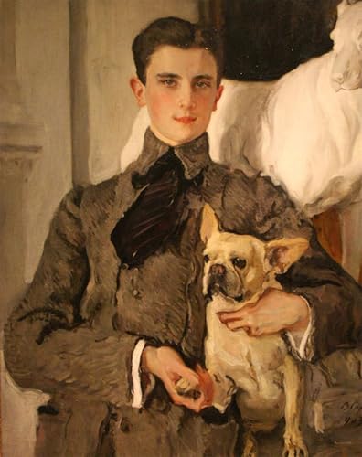 Cuadro decorativo de lienzo moderno con pintura al óleo clásica, retrato de 60x90cm