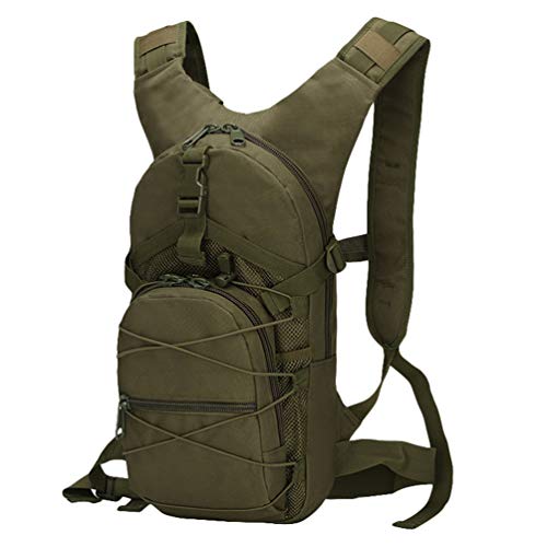 Kaiyei Mochila Militar Camuflaje 15L Bicicleta Casual Impermeable Multibolsillo Duradero