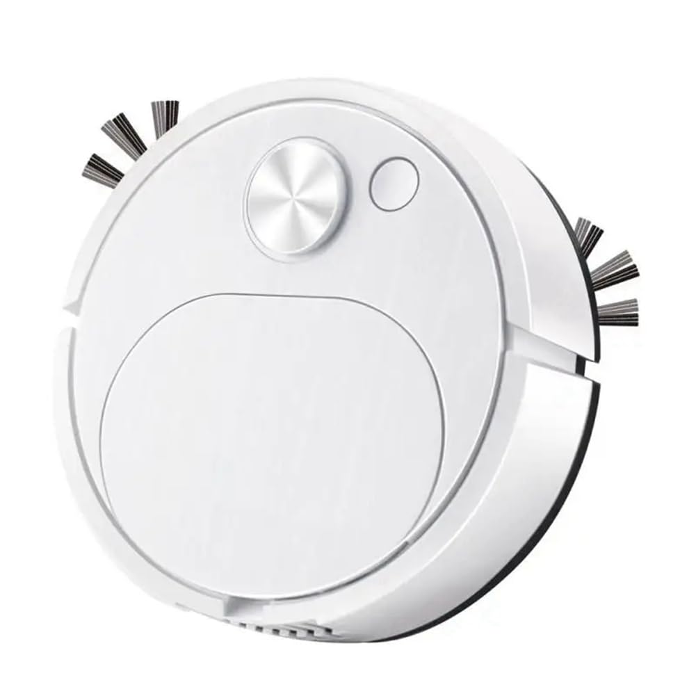 CTRLZS Automatic Vacuum Cleaners USB Charging Vacuum Cleaners Mini Cleaning Machine Smart Sweeping Mopping Robot Vacuum Cleaners White