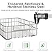 Pull out Cabinet Organizer, Stainless Steel 2-Pack Slide out Drawer with Silent Full-Extension Slides, Adhesive Roll out Can Spice Storage Basket Shelf Rack for Pantry, Kitchen, Bathroom, Home Closet