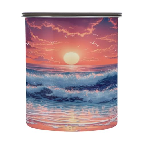 Envase de café hermético acero inoxidable 30oz con tapa