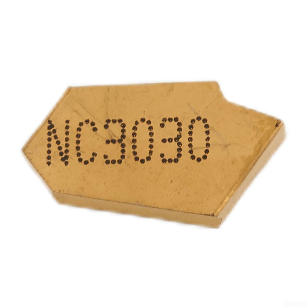 Inserti da taglio in carburo SP300 NC3020 GTN-3 3 mm per CNC scanalature YBC251 oro, 10 pezzi