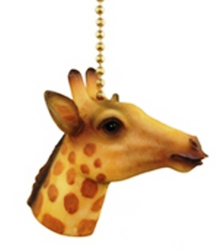 Clemetine Jungle Safari Giraffe Kids Nursery Ceiling Fan Light Pull chain