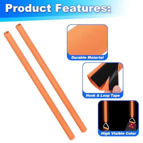 image for Cosmos 2 Pcs Swing Chain Cover Swing Handle Grip Sleeve for Playground