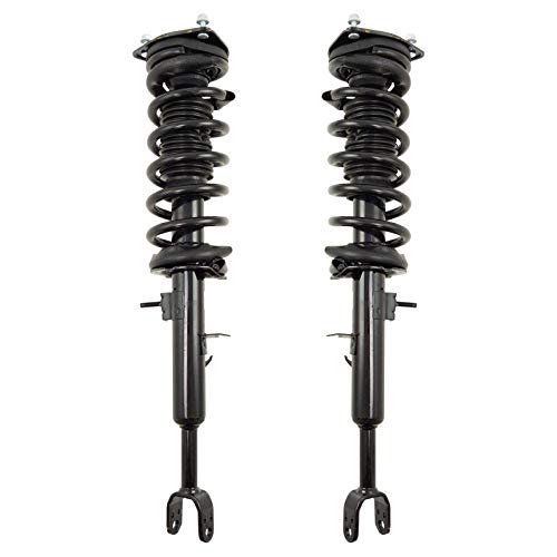 Image of TRQ Front Loaded Complete Shock Strut & Spring Assembly 2 Piece Pair Set for 2003-2007 Infiniti G35 Rear Wheel Drive
