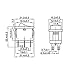 Her Kindness Interruptor Basculante 6-Terminales 3 Posicion ON/OFF/ON DPDT Barco Interruptor Mecedora...