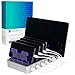 Hercules Tuff Charging Station for Multiple Devices 2-in-1 Device Organizer + Charger (Short Cables Included)