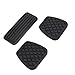 Aramox Brake Clutch Pads Cover, 46545 SH3 000 Plastic Car Pedal Covers Kit Replacement Brake Clutch Pedal Pad for CL 1997-2001