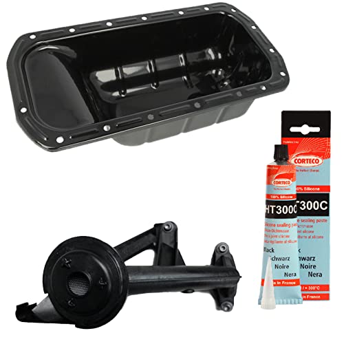 Kit Turbo Crépine Aspiration avec Carter Huile et Pâte à Joint prévu pour BERLINGO C1 C2 C3 PICASSO C4 AIRCROSS CACTUS C5 DS3 DS4 JUMPY XSARA 206 207 208 307 308 407 508 PARTNER 1.6 L HDI TDCI 0301N1