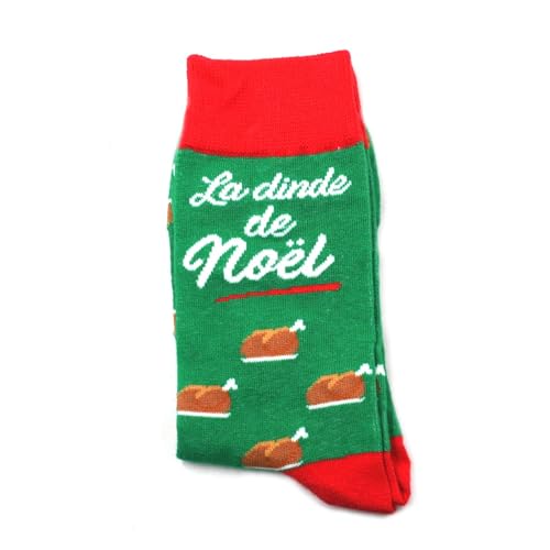 Tabac du Bassigny Chaussettes Noël - La Dinde de Noël Taille 36-42