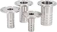 Vista 2 de 1pc 45mm Hose 2" Tri Clamp SUS 304 Stainless Steel Pipe Fitting