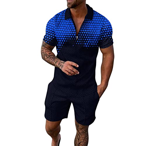 Camiseta de tricot extensible para hombre con acabado estampado premium