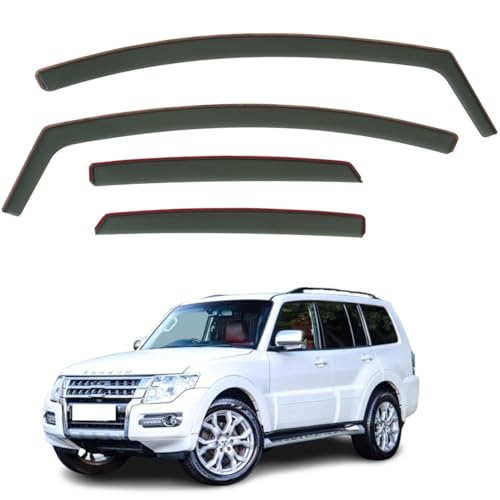 Déflecteurs d'air Mitsubishi Shogun pour rouler en forêt vitre ouverte sans pluie