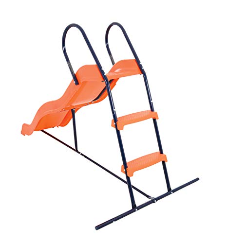 Hedstrom Wavy Slide - Durable Steel Frame, Easy Assembly, Enhanced Safety Features - Perfect for Outdoor Fun - Recommended Age 3-10 Years - Dimensions: 116.5cm x 96cm x 180cm