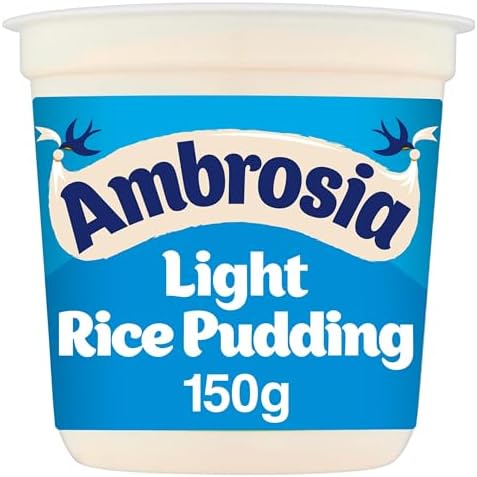 Ambrosia Ready-to-Eat Light Devon Rice Pudding, 150 g Pot (1-Pack)