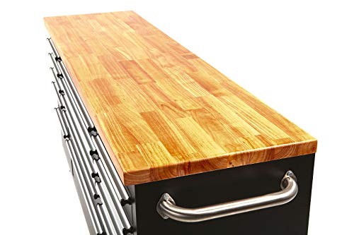 Werkstattwagen 182cm Schwarz – Bild 6