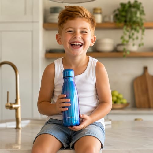 Image of CHILLOUT LIFE 12oz Kids Insulated Stainless Steel Water Bottles, Leak Proof