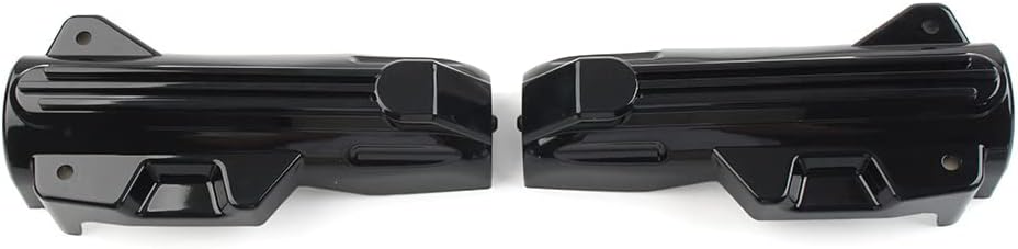 GZYF Motorcycle Lower Fork Covers, Lower Fork Leg Deflector Shields for Harley Electra Street Road Glide King 2014-2022 black