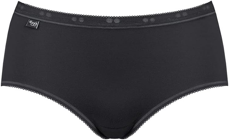 Sloggi MIDI Briefs Knickers Basic+ 4 Pack 95% Cotton Lingerie Mid Rise