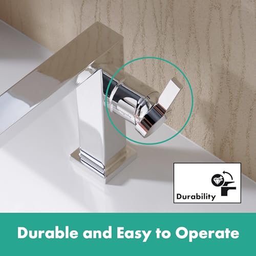 Robinet de salle de bain CoolStart hansgrohe Tecturis E économie d'énergie