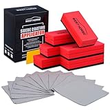 6PCS [ceramic coating applicator](/the-10-best-ceramic-coating-applicators/) Sponge Blocks + 12PCS Suede Cloth – Premium Car Detailing Kit for Paint Protection, Wax & Nano Coating Application