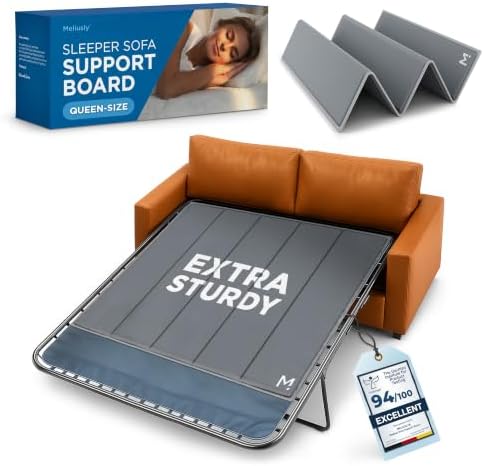 Meliusly Sleeper Sofa Bed Support Board Queen (60x48) - Heavy Dut...