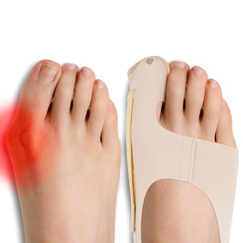 Image of Bunion Corrector for Women, Orthopedic Bunion Splint Socks, Big Toe Straightener for Relieving Hallux Valgus, Comfortable and Adjustable Day /Night Support, 1 pair of Medium