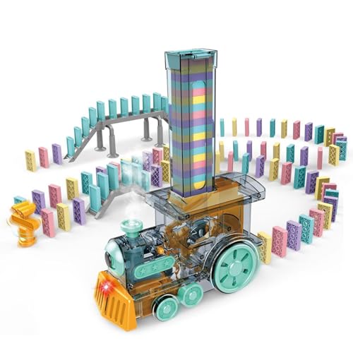 Jouet domino de train électrique portable pour occuper calmement les enfants sans écrans