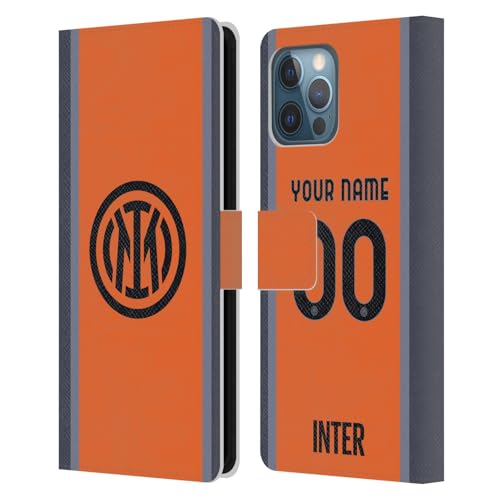 Coque iPhone 12 Pro Max Inter Milan avec portefeuille intégré