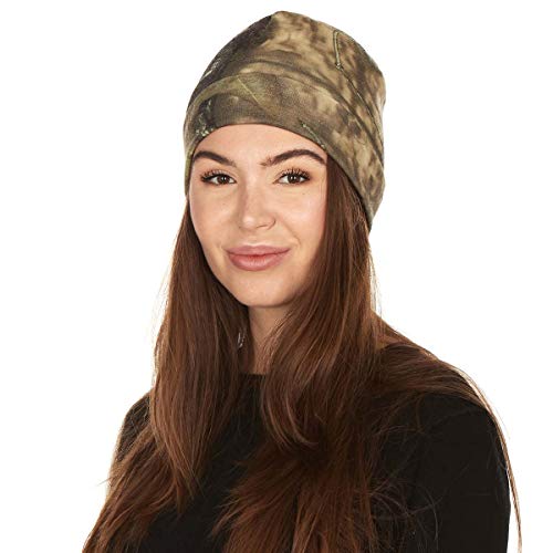 Minus33 Merino Wool Ridge Cuff Wool Beanie Mossy Oak Break-Up Country Camo One Size