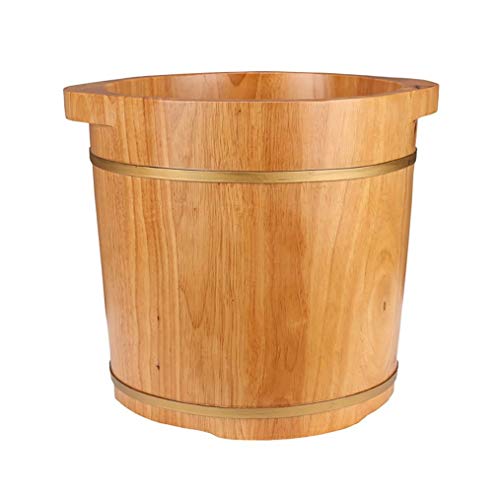 Balde de Pedicura de Madera Sólida para Spa de Pies