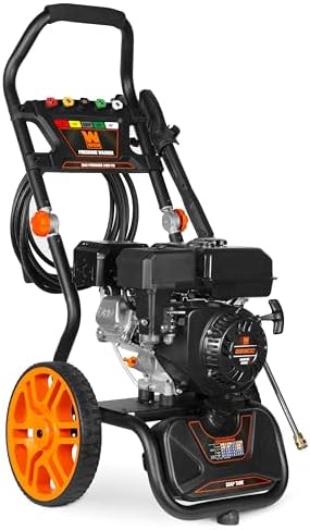 Wen 3400 PSI Gas Pressure Washer with 223cc Engine, 2.7 GPM Flow ...