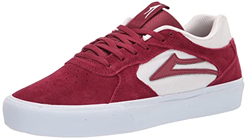 Lakai Men's Proto Vulc Skate Shoe, Cardinal Suede, 8