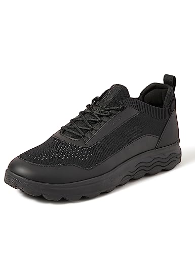 Geox U Spherica, Zapatillas Hombre, Negro, 44 EU