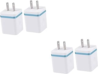 Hemobllo 4 Pcs Carregadores De Parede De Telefone Celular Carregadores De Telefone Celular Carregadores USB Adaptador De Tomada De Energia Carregadores Móveis Adaptador De Tomada USB
