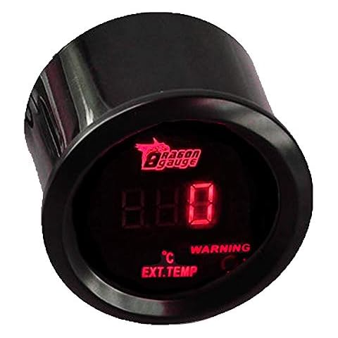 Sensor de Temperatura de Gases de Escape Mintice 2" LED Rojo Cover