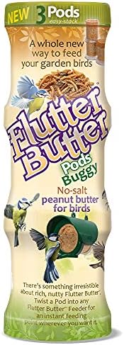 Jacobi Jayne FB-PB3 Flutter Butter Buggy Pods, Pack of 3 x 170g, Brown