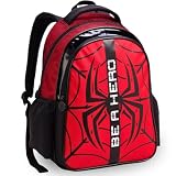 Mochila Mala Bolsa Escolar Infantil Masculina Menino Herói Aranha Spider