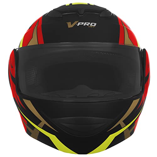 CAPACETE ESCAMOTEÁVEL PRO TORK V-PRO JET FACTOR FOSCO VERMELHO TAM. 60