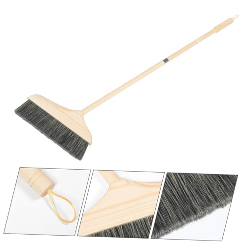 FOMIYES Weicher Langstiel Besen mit Weichen Borsten Staubbesen für Holzböden Sanfte Reinigung von Ecken und Teppichen Ergonomischer Haushaltsbesen für Küche und Wohnzimmer Biegfest und – Bild 5