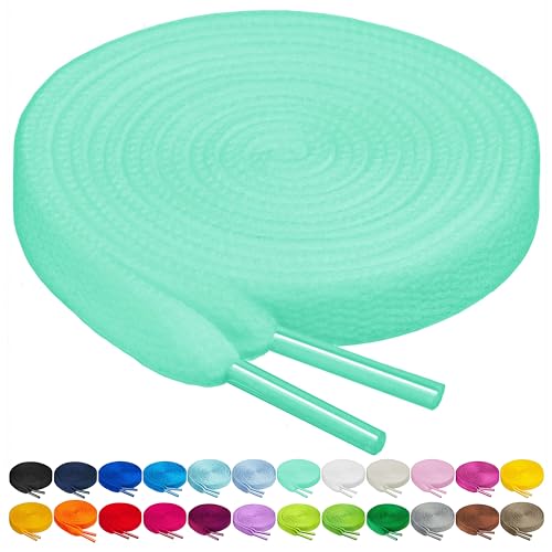 Image of Birch Shoelaces in 27 Colors Flat 5 /16 inch Shoe Laces in 4 Different Lengths