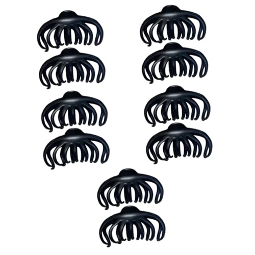 Épingles à cheveux creuses anti-glisse lot de 10 grandes pinces fortes