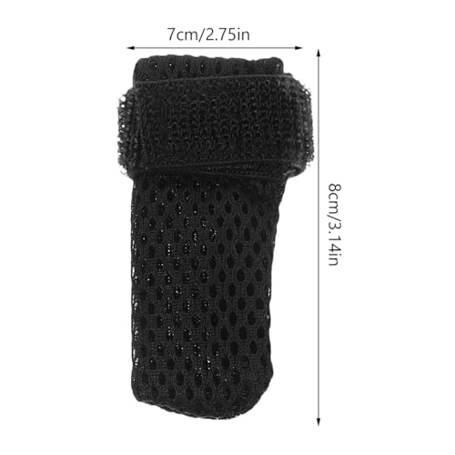 Image of 4Pcs Adjustable Cat Claw Caps - Anti-Scratch Foot Covers for Cats Soft Breathable Polyester Mittens for Medicine Feeding Indoor Outdoor Use