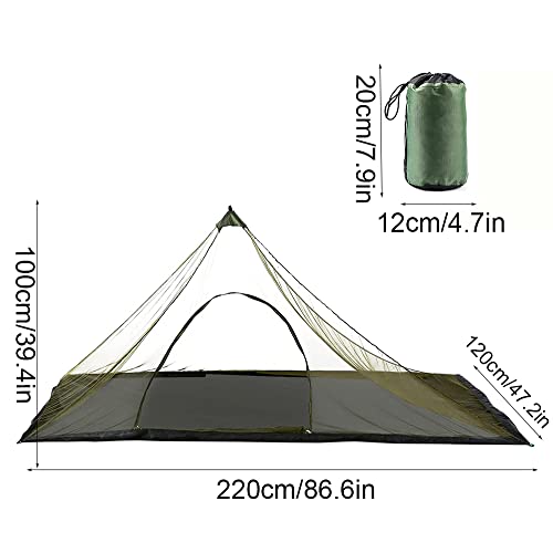 Carpa triangular ligera para una persona para camping miniatura 2