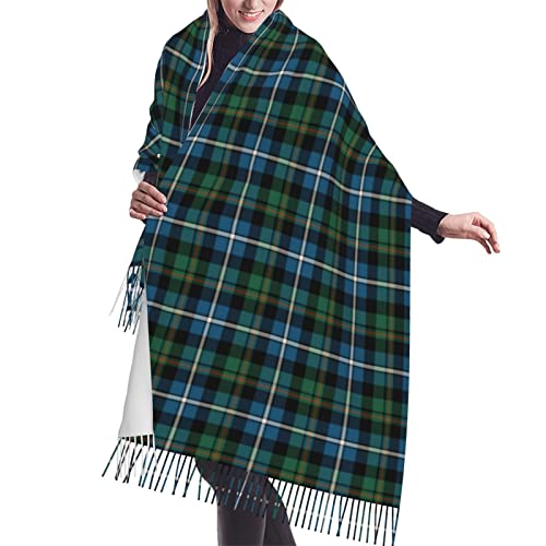 Women's Fashion Plaid Cashmere Feel with Tassel Large scarf warm party shawl Wraps