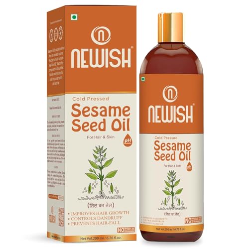 GENERIC Cold Pressed Sesame for Hair, Skin and Massage (Til Ka Tel/Til Oil,Gingelly Oil,) 100% Pure & Natural 200ml