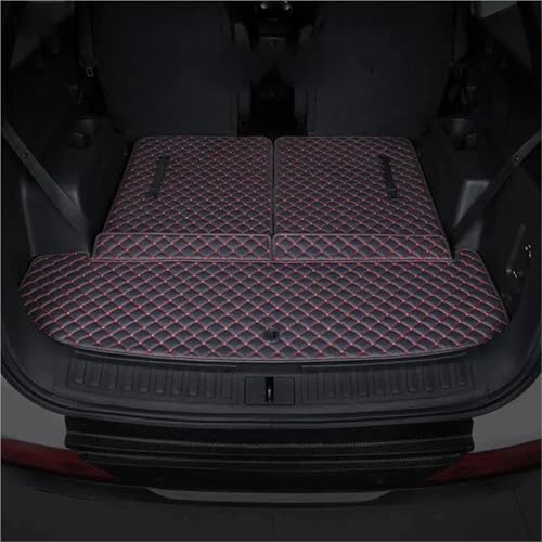 Alfombrilla maletero Hyundai Santa Fe 2019-2023 de cuero: cubierta de carga antisuciedad 6 plazas