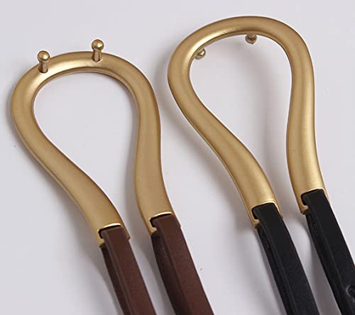 Women Gold Buckle Skinny Corset Belt Double Strap PU Leather Waist Belt4